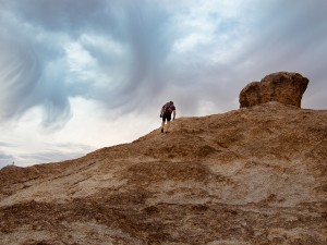 Weary climber