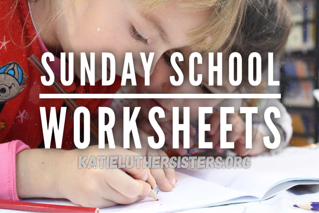 sunday school worksheets